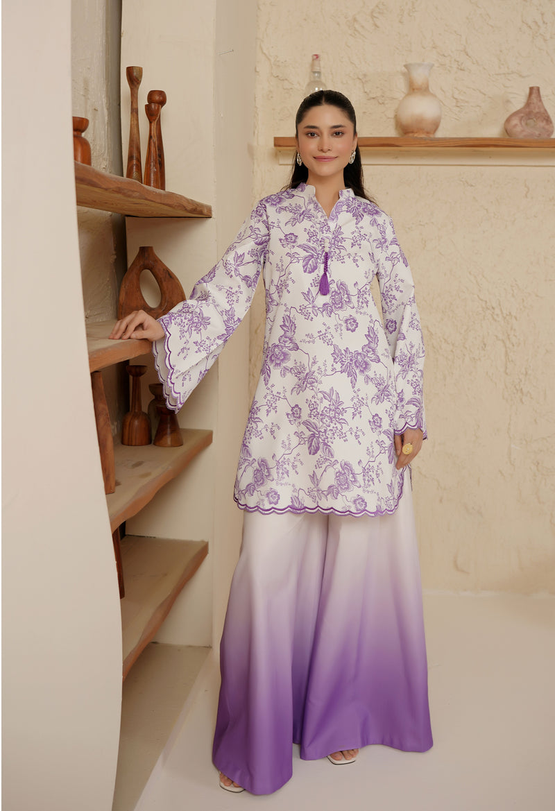 White & Purple