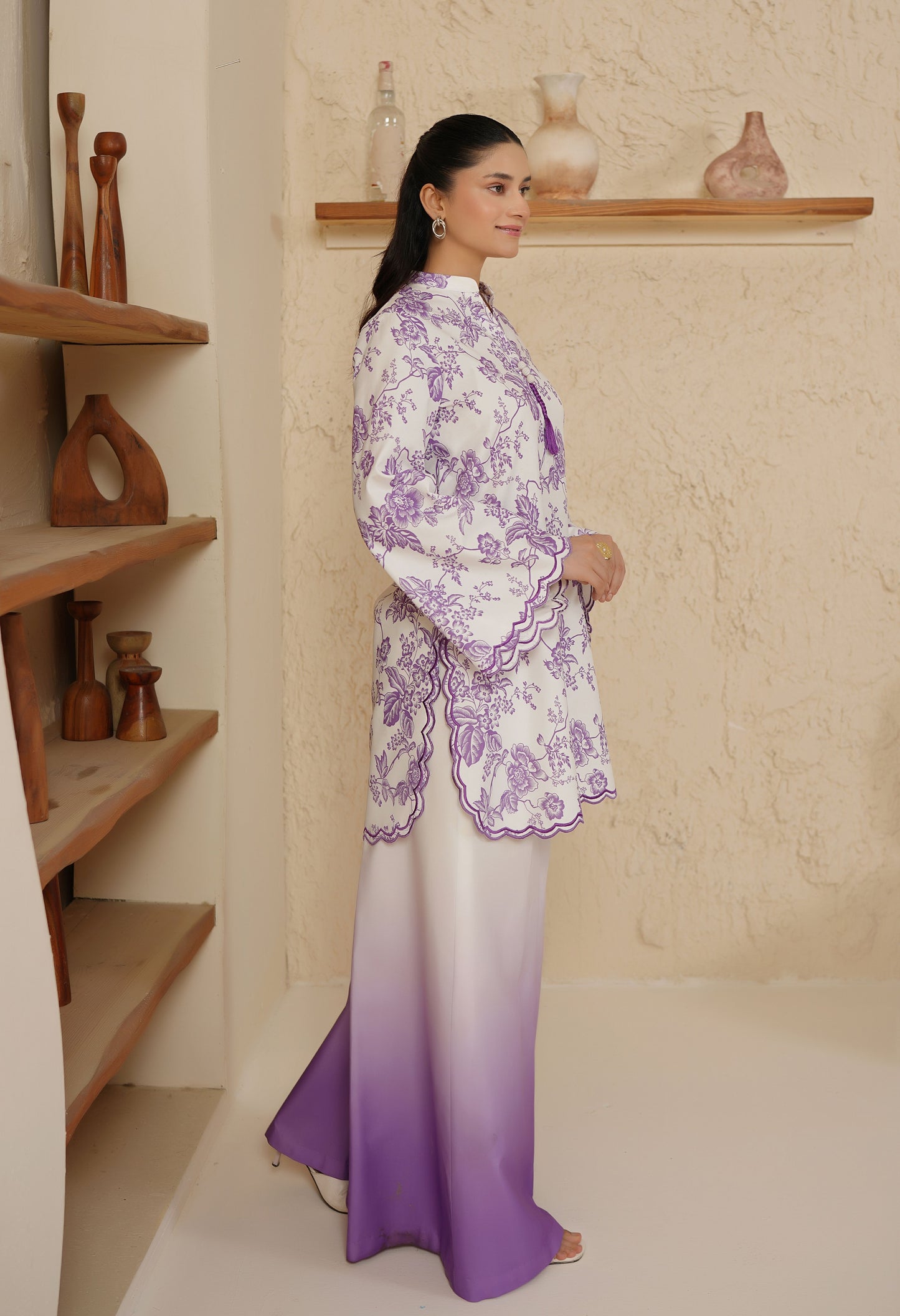 White & Purple