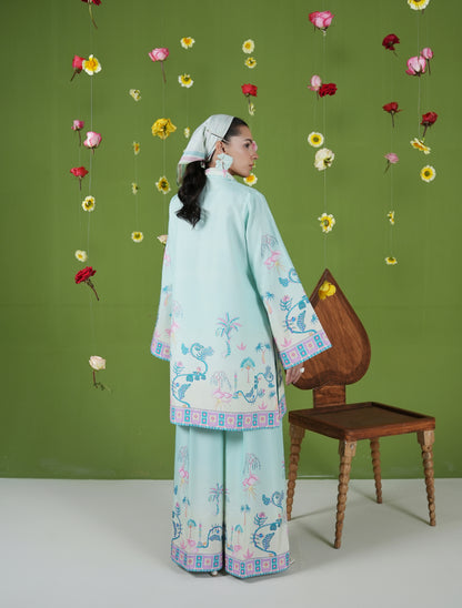 Mint Foral co-ord