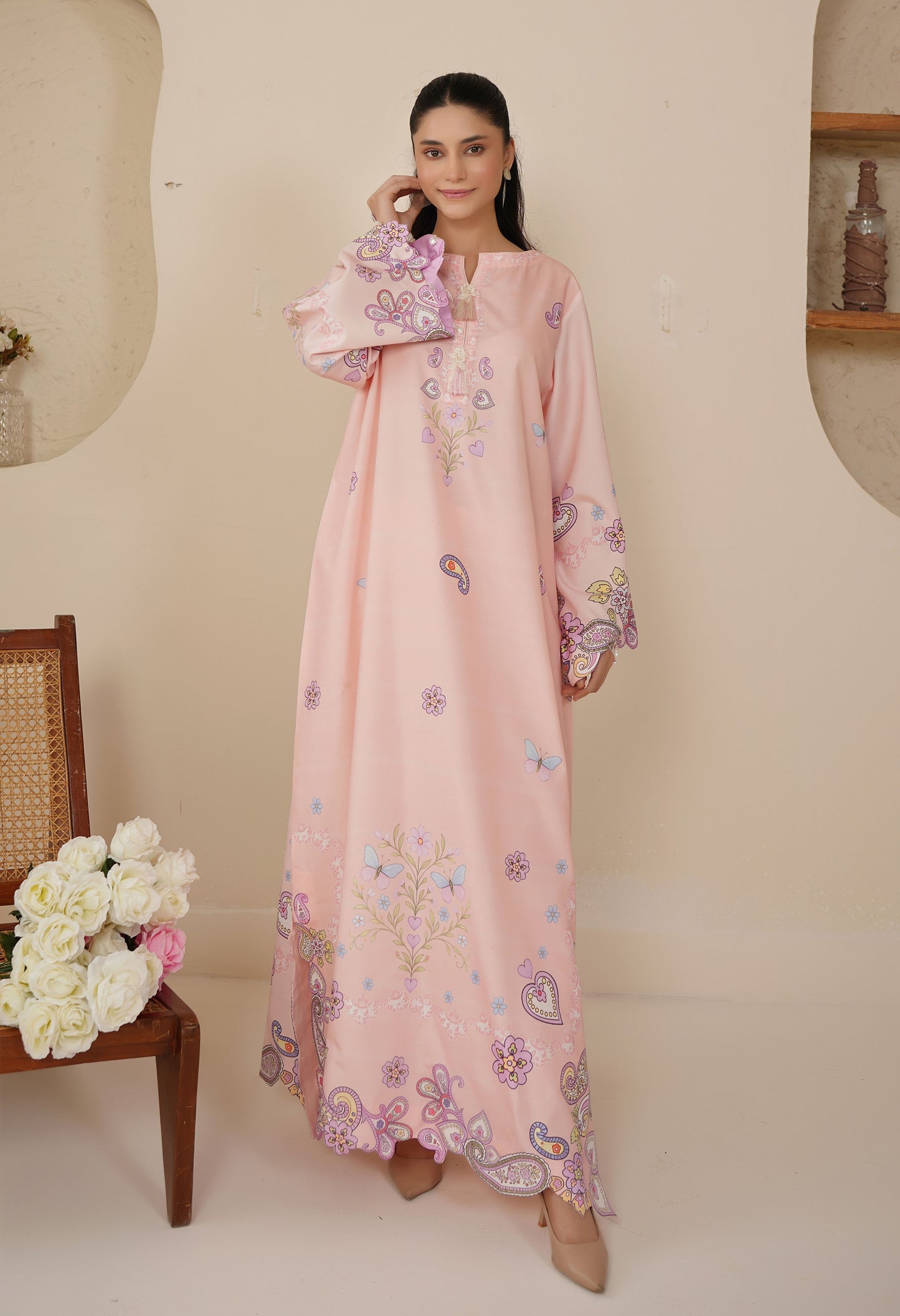 Peach Kaftan