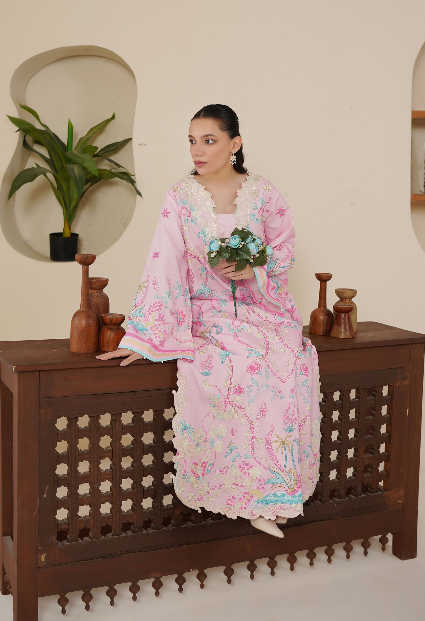 Pink Kaftan