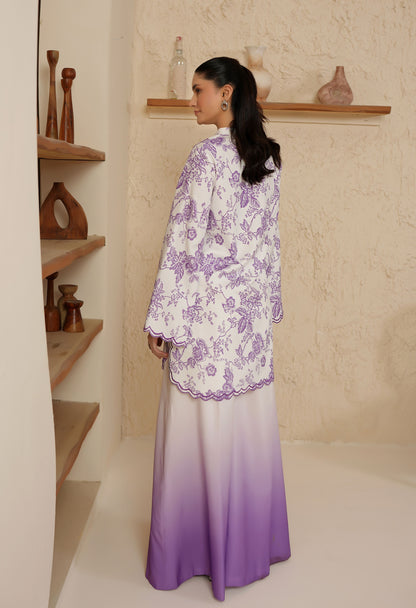White & Purple