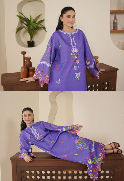 Purple kaftan